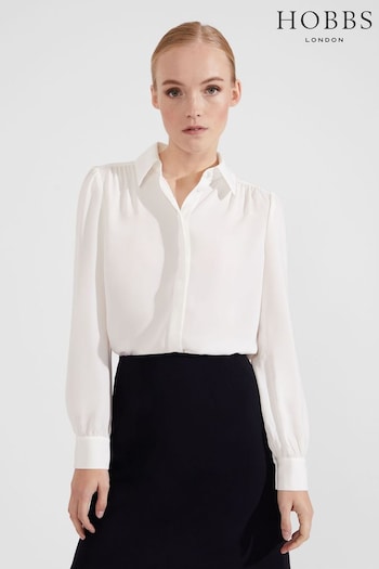 Hobbs White Caitlyn Shirt (658853) | £89