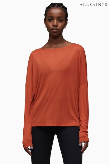 AllSaints Rita Francesco Brown T-Shirt (658903) | £49