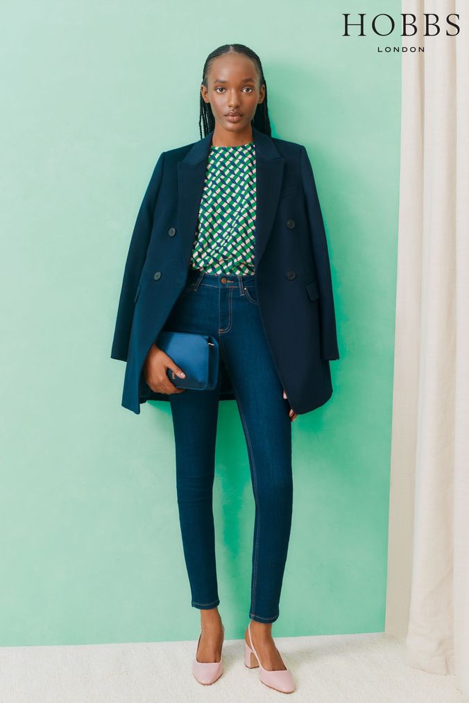 Hobbs polka top dot blouse
