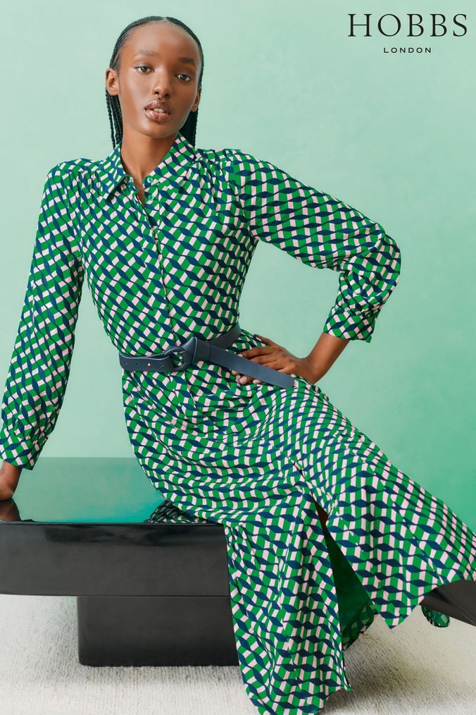 Buy Women s Green Hobbs Dresses Online Next UK