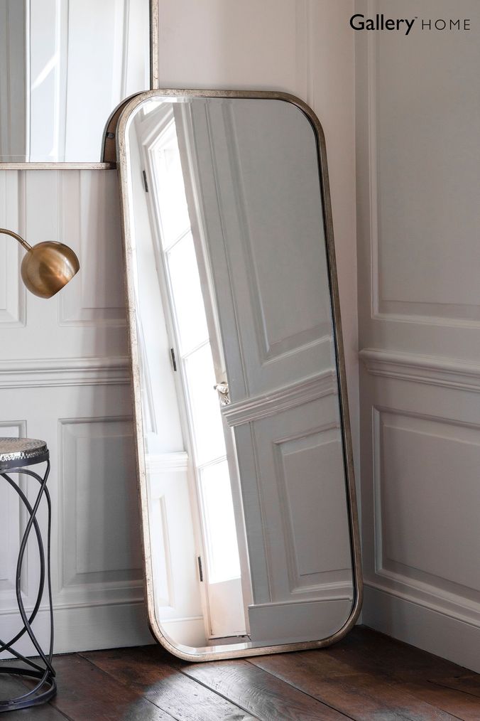 Gallery Home Silver Lolan Leaner Mirror (659079) | £185