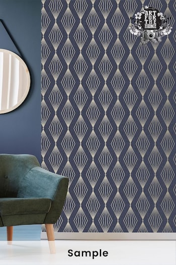 Art For The Home Dark Grey Boutique Marquise Geo Wallpaper (659226) | £27