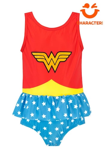 Character Red Kids Wonder Woman Swimsuit (659372) | £18