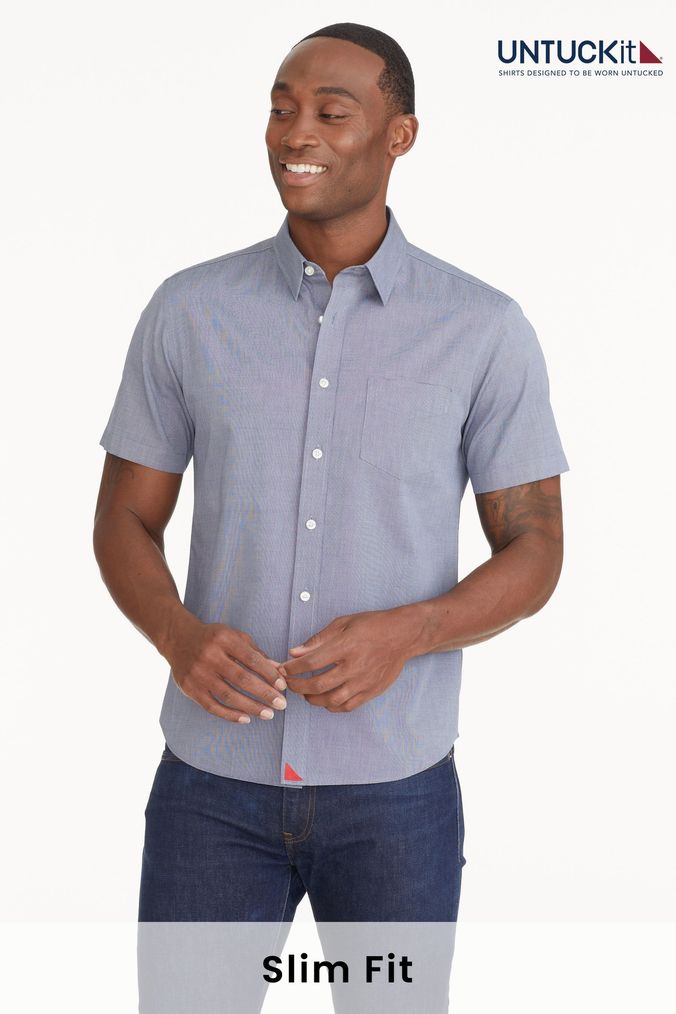 Men's short sleeve shop dress shirts wrinkle free