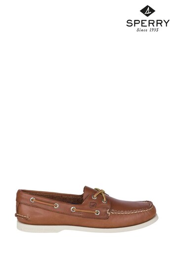 Sperry Tan Authentic Original Leather Boat Shoes (659529) | £100