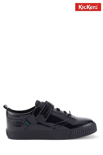 Kickers Junior Tovni Brogue Patent Leather Shoes (659588) | £50