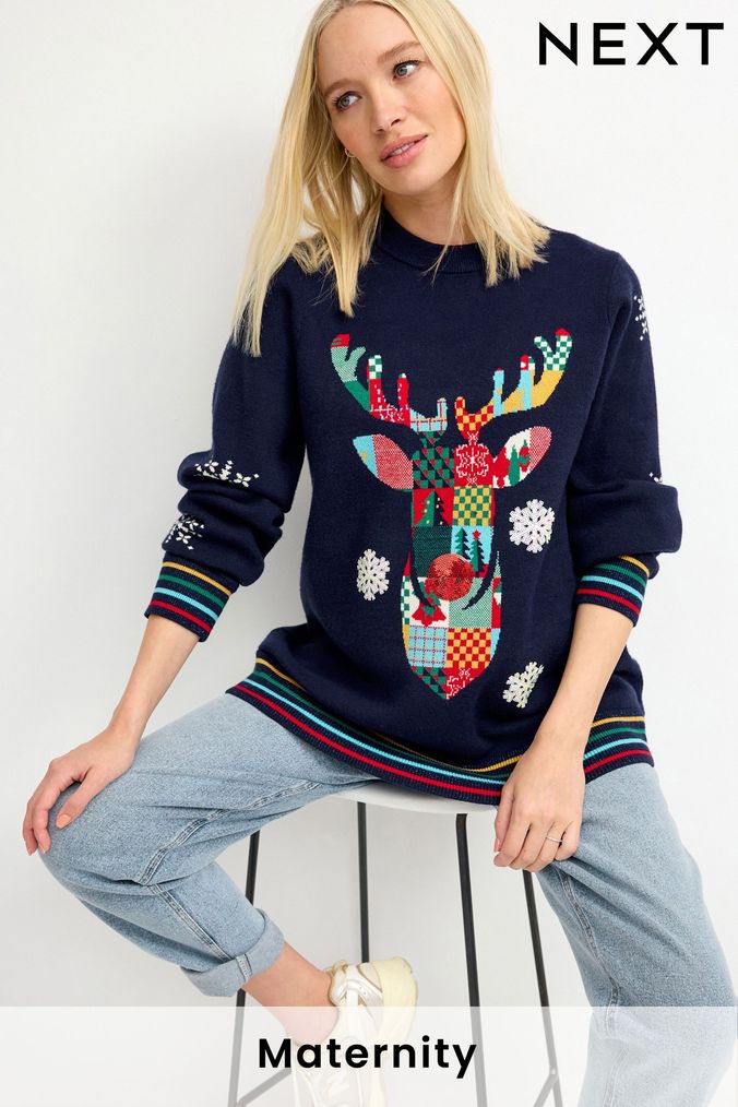 Maternity novelty christmas jumper hotsell