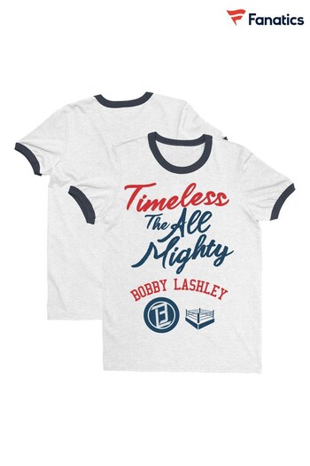 Fanatics Bobby Lashley Timeless Ringer White T-Shirt (659975) | £25