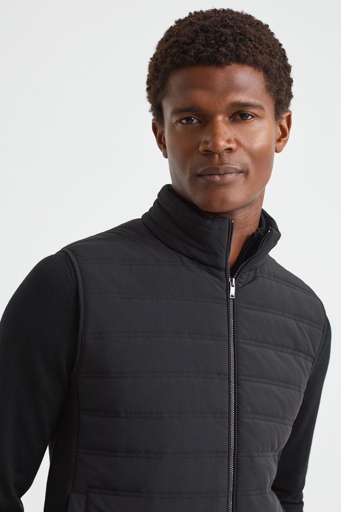 Mens black deals funnel neck jumper