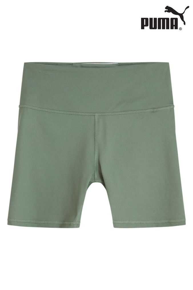 Army green biker cheap shorts