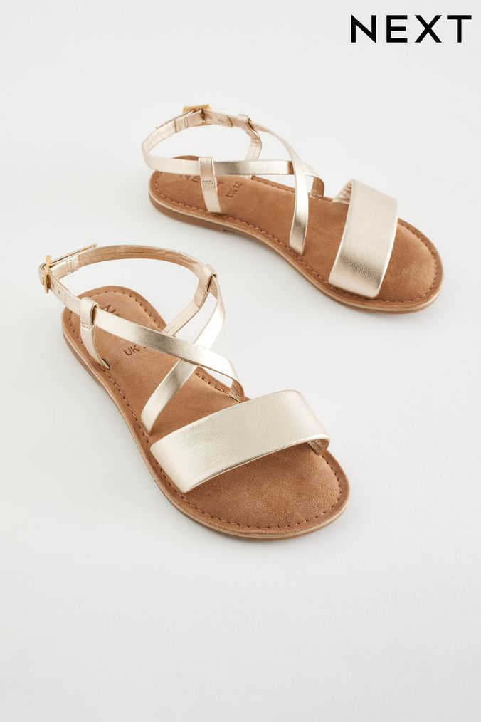 Next metallic sandals on sale