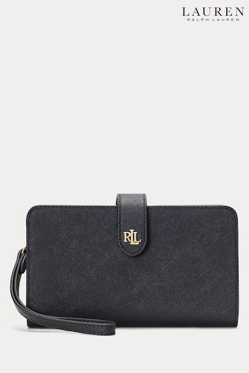 Lauren Ralph Lauren Crosshatch Leather Tech Wristlet Bag (661095) | £149