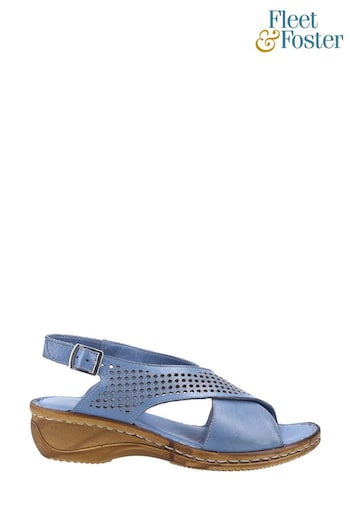 Fleet & Foster Blue Judith Open Toe sandals Sandals (661250) | £51