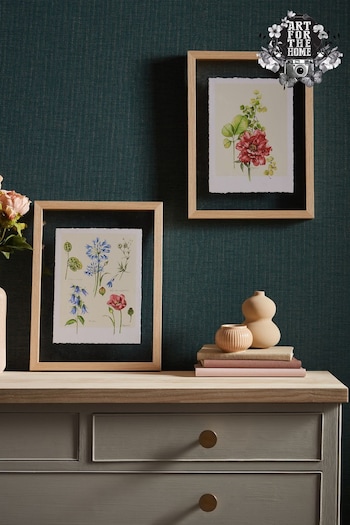Art For The Home Set of 2 White Fleur Studies Wall Art (661394) | £52