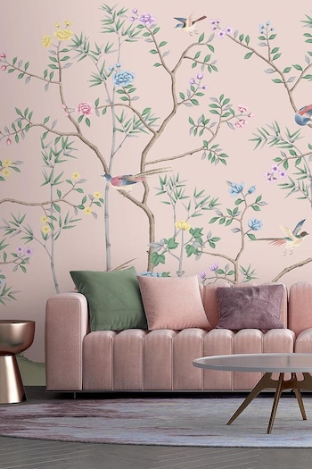 Woodchip & Magnolia Pink The Garden of Dreams Wallpaper (661861) | £295