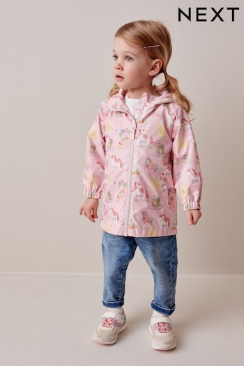 Pink Unicorn Shower Resistant Printed Cagoule (3mths-7yrs) (662187) | £14.50 - £18.50