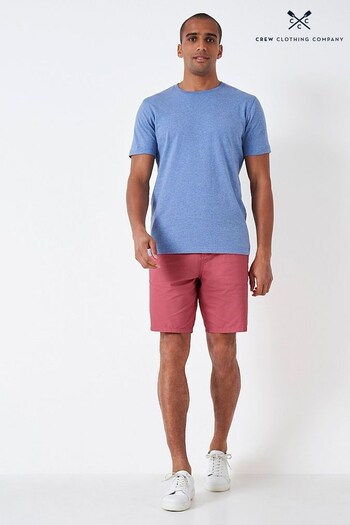 Crew Clothing Company Mid Pink Cotton Classic Casual Shorts (662274) | £55