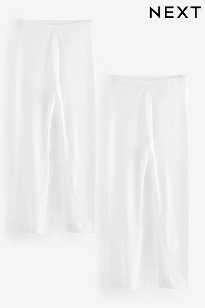 Next girls white leggings 2025