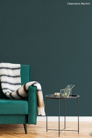 Emerald Green Boutique Marquise Plain Wallpaper (662641) | £27
