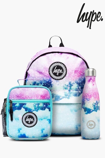 Hype. Glitter Skies Backpack Lunchbag and Bottle Bundle (662850) | £60