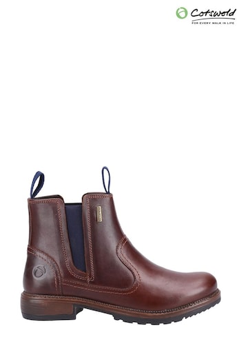 Cotswolds Laverton Ankle Brown Boots (663205) | £83