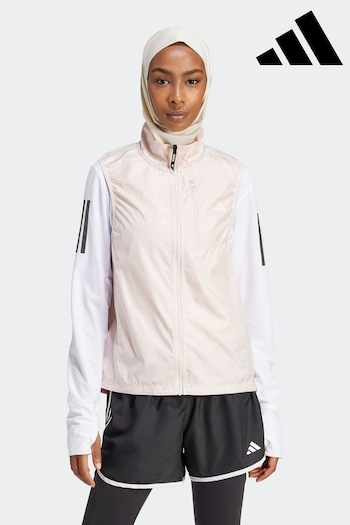 adidas Pink Performance Own The Run Gilet (663584) | £50