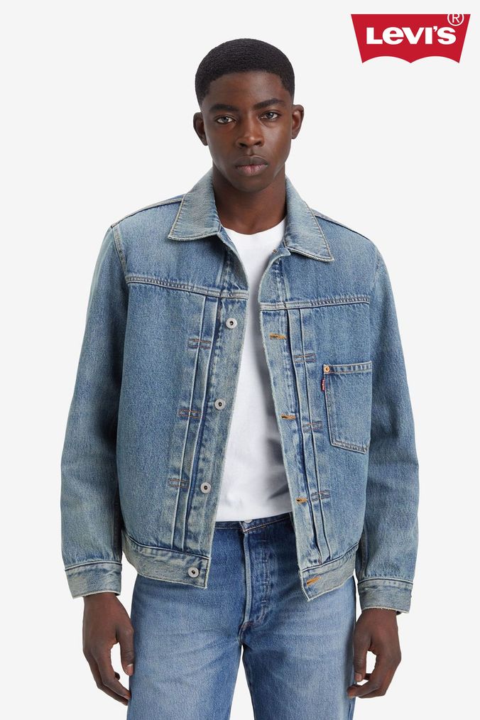 Men s Levi s Jackets Levi s Denim Sherpa Jackets Next