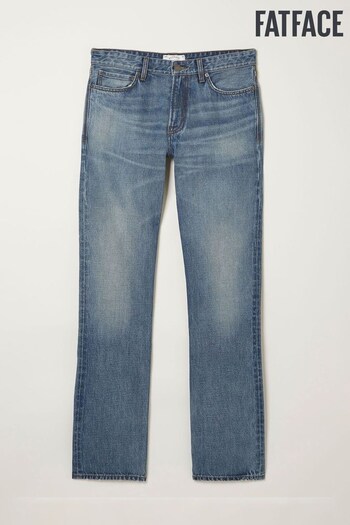 FatFace Navy Blue Straight Fit Jeans (664215) | £29