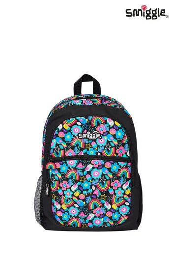Smiggle Black Drift Classic Backpack (664235) | £40