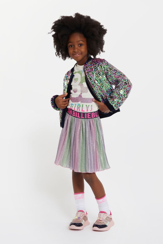 Buy Girls Silver Pleated Skirts Online Next UK
