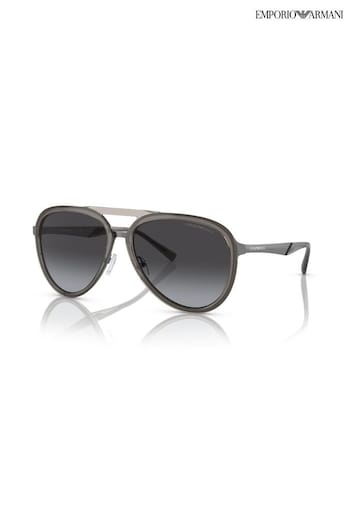 Emporio Armani Grey Sunglasses (664992) | £156