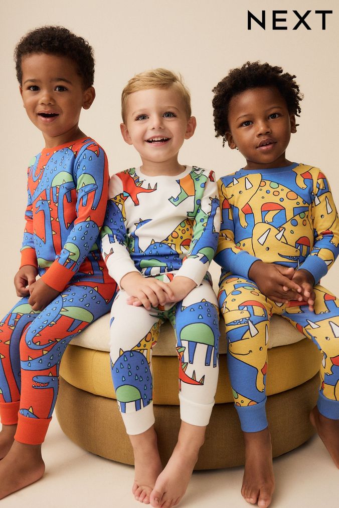 Boys Snuggle Fit Pyjamas Multipack Pyjamas Next UK