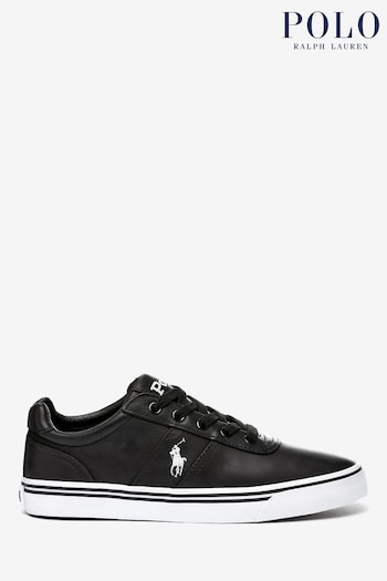 Polo Ralph Lauren Hanford Leather Logo Trainers (666634) | £95