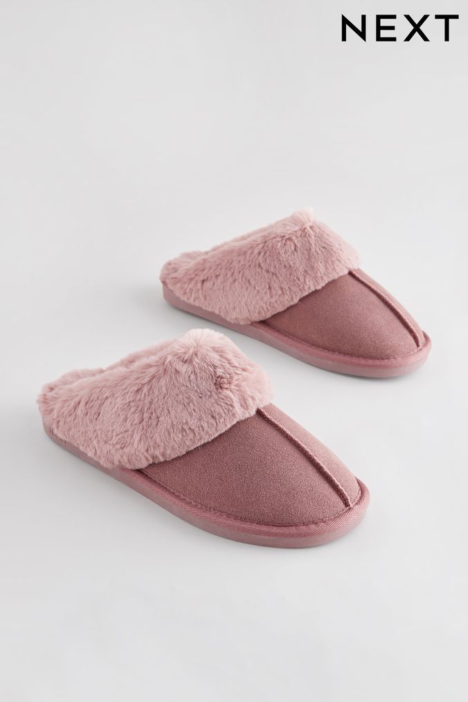 Women s Mule Slippers Comfortable Mule Slippers Next UK