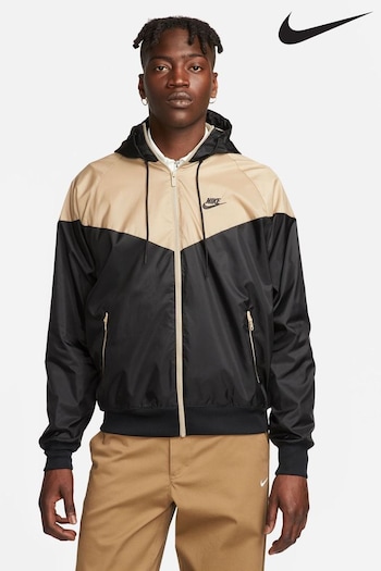 Nike step Black/Grey Sportswear Windrunner Shell Jacket (666770) | £90