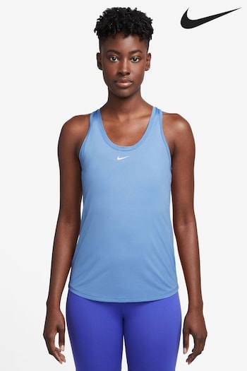 Nike mouse Blue Dri-FIT One Slim Vest (667002) | £28