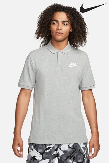 Nike LAGOON Grey Sportswear Polo Shirt (667178) | £33