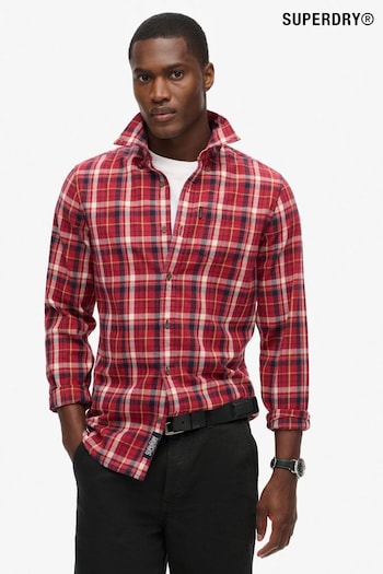 Superdry Montauk Check Red Vintage Check Shirt (667343) | £45