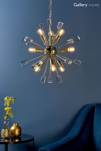 Gallery Home Brass Niro Ceiling Light Pendant (667383) | £196