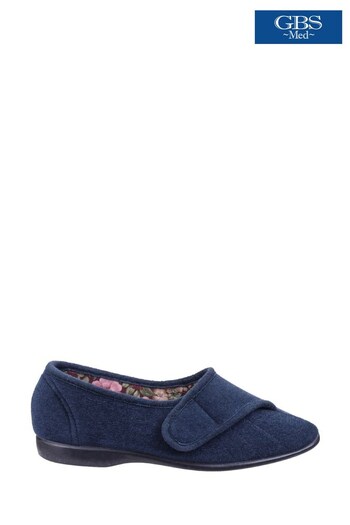 GBS Purple Audrey Touch Fastening Slippers (667666) | £29