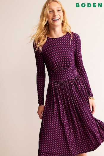 Boden Pink Thea Short Jersey Dress (667687) | £60