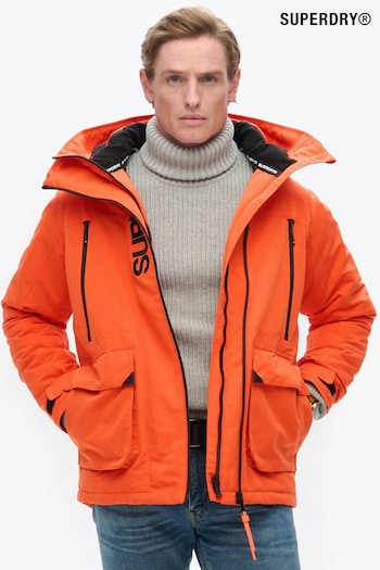 Superdry Flame Orange Hood Ultimate Emb Winbreaker Jacket (667823) | £100