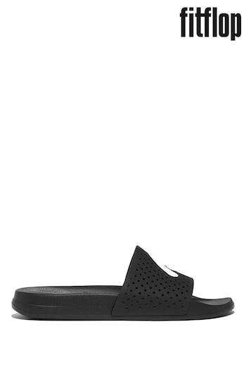 FitFlop iQushion Arrow Pool Black Slides (668801) | £40