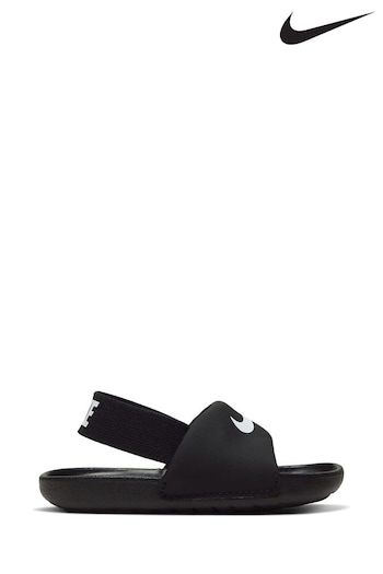 Nike Black/White Kawa Infant town Sandals (669226) | £22