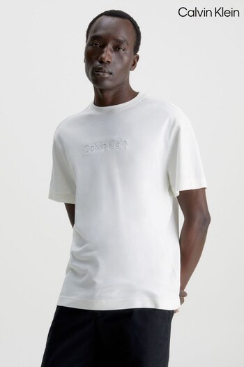 Calvin Klein Comfort Logo White T-Shirt (669456) | £60