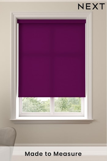 Plum Purple Asher Made To Measure Light Filtering Roller Blind (669794) | £52