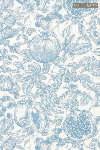 Harlequin Blue Melograno Wallpaper (670449) | £99