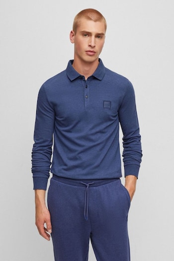 BOSS Dark Navy Blue Passerby Polo Shirt (671047) | £89
