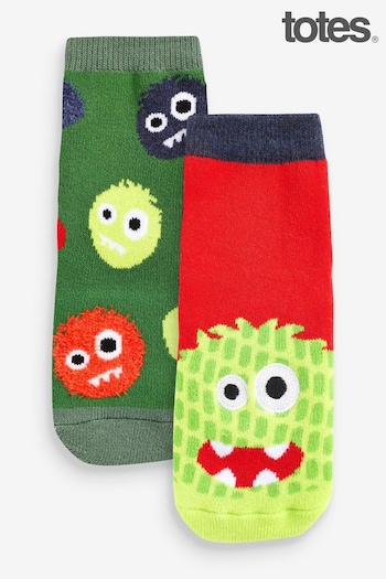 Totes Green Toasties Childrens Original 2 Pack Socks (671068) | £10