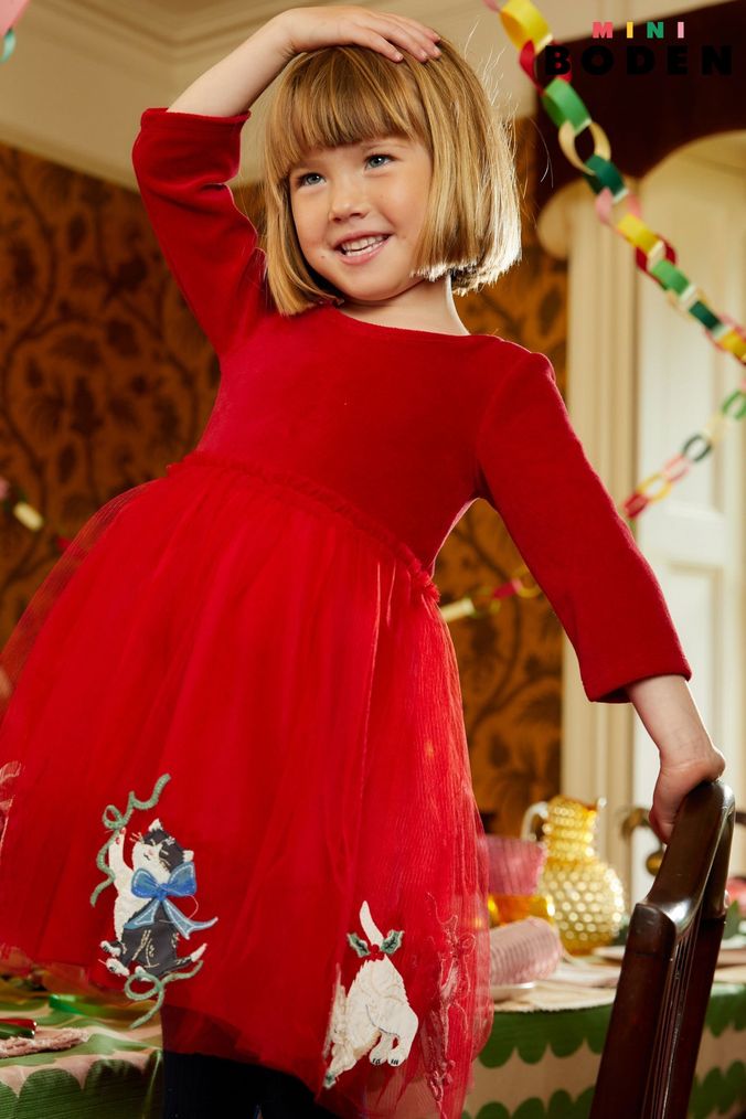 Baby boden christmas dress sales